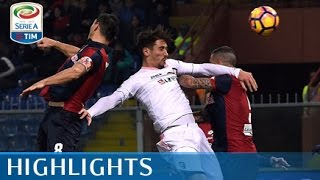 Genoa  Palermo  34  Highlights  Giornata 17  Serie A TIM 201617 [upl. by Kcirad]