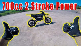 Die erste Fahrt 700cc 2 Stroke Build [upl. by Aneerhs]