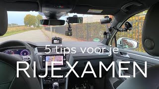 5 TIPS VOOR JE RIJEXAMEN [upl. by Hadsall129]