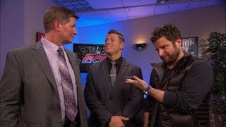 John Laurinaitis asks quotPsychquot star James Roday to be a [upl. by See]