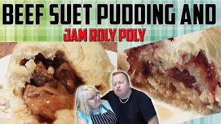 School Dinners Beef Suet Pudding And Jam Roly Poly [upl. by Ailisab]