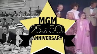 MGM Stars Gather in 1949 amp 1974 [upl. by Ainerbas573]