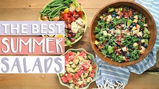 3 MUST TRY Summer Salad Recipes [upl. by Sioled]