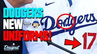 Dodgers New Uniforms Big Changes to LAs Uniforms Revealed New Numbers Shade of White amp More [upl. by Ventura504]