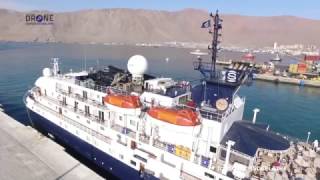 Crucero hebridean sky Llega a Iquique [upl. by Pardew611]