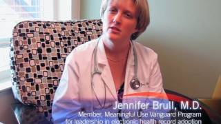 Meaningful Use Vanguard Describes EHR Benefits [upl. by Rehpotsirk]