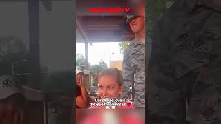 Hero comes home military cominghome surprise army love homecoming militarylife soldier hero [upl. by Namyw814]