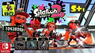 Nintendo Splatoon 2 Dapple Dualies over 999999p Splat Zones Gameplay Multiplayer Battle Switch [upl. by Clein]