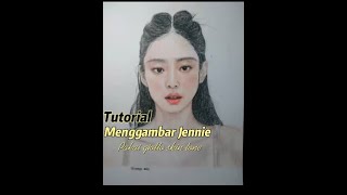 MENGGAMBAR jennie black pink pakai giotto skin tone [upl. by Nosduj]