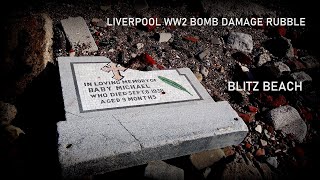 WW2 Liverpool Bomb Damage RubbleBlitz BeachCrosby Beach  DJI Osmo Pocket  DJI Mavic Air Drone [upl. by Kcirrad]