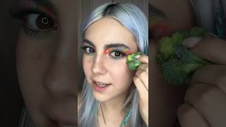 Pecas con BRÓCOLI😳👀 maquillaje [upl. by Analihp]