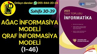 DİM TEST TOPLUSU İNFORMATİKA 2023 AĞAC İNFORMASİYA MODELİ QRAF İNFORMASİYA MODELİ  MODELLƏŞDİRMƏ [upl. by Terryl]