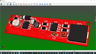 How to change color of PCB designed in KiCAD EDA [upl. by Ali]