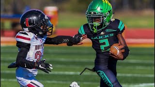 BEASTMODE Runs  Youth Football  stiff arms and truck stick [upl. by Biegel]