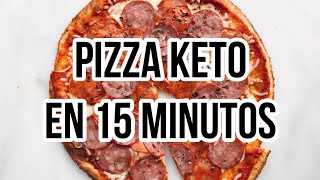 🍕 KETO PIZZA QUICK AND EASY FATHEAD DOUGH  LA MEJOR PIZZA KETO DEL MUNDO  Manu Echeverri [upl. by Udele]