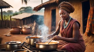 How To Cook Egusi Soup  Frying Method  Foodace Egusi Soup recipe African Village Life cooking [upl. by Koval]