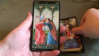 Golden Botticelli Tarot  Deck Flip Thru Review [upl. by Eelaras]