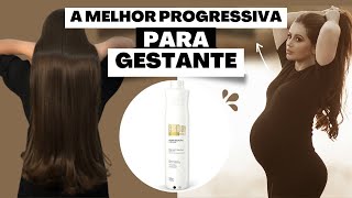 PROGRESSIVA PARA GRAVIDA SEM FORMOL  não arde os olhos  passo a passo  FASHION GOLD [upl. by Attennhoj578]