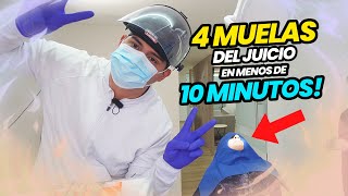 ¡COMO SE SACAN LAS 4 MUELAS DEL JUICIO EN 5 MINUTOS 🔥 100 REAL 🥰 [upl. by Ennylyak702]