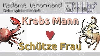 Krebs Mann amp Schütze Frau Liebe und Partnerschaft [upl. by Hacker]