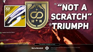 Not A Scratch Triumph  Deep Stone Crypt Raid Exotic Sparrow Guide Works With Frostbite Glitch [upl. by Ahseinad]