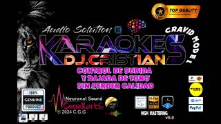 LLevame contigo  LOS PALMERAS KARAOKE [upl. by Eadwine]