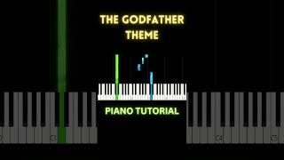 The Godfather Theme  EASY Piano Tutorial [upl. by Nosde465]