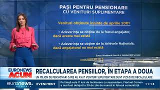 Recalculare pensii 2024 Care sunt pașii pentru pensionarii cu venituri suplimentare [upl. by Anitreb]