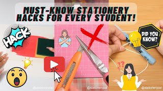 Stationery Hacks Compilation  Stationery Pal [upl. by Siclari]