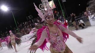 Desfile de Carun Berá en la tercera noche de carnaval en Monte Caseros [upl. by Htaek]