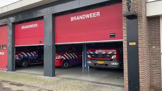 Opkomst en Uitruk Brandweer [upl. by Ynohtona]