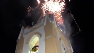 Queima de fogos encerrando a Festa de São Pedro em Caririaçu 2024 [upl. by Nasia]