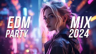 EDM PARTY MIX 2024  Best Techno amp Electro House Music 2024 [upl. by Irtimd87]