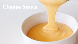 EASY HOMEMADE CHEESE SAUCE RECIPE  NACHO CHEESE SAUCE RECIPE [upl. by Rodnas606]