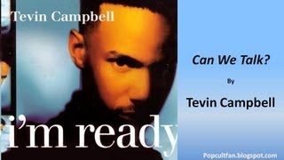 Tevin Campbell  Can We Talk Lyrics [upl. by Anitel]