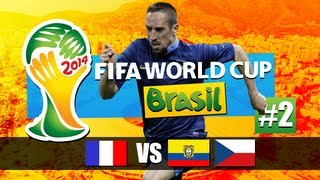 FIFA 13  En route pour le Brésil 2014 2  France  Equateur amp Republique Tchèque [upl. by Aimo]