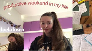 weekend in the life of a GCSE student in lockdown [upl. by Aloibaf283]