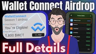 Wallet Connect Airdrop  new crypto airdrop today  binance airdrop  crypto airdrop [upl. by Dnalyag490]