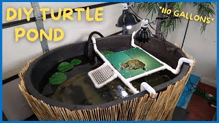 Setting Up 110 Gallon Indoor Turtle Pond DIY [upl. by Mayfield]