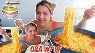 ORIGINAL SPICY RAMEN 먹방 MUKBANG BOYFRIEND TAG [upl. by Drais]