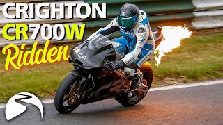 Crighton CR700W  £95k ultimate racing machine review [upl. by Hgielac593]