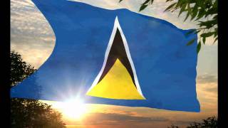 The National Anthem of Saint Lucia [upl. by Newby89]