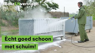 Snel schone kalverhokken met schuim  BoerENverstand [upl. by Remat]