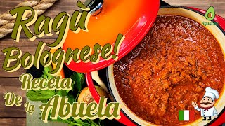 Como Hacer Ragu De Carne Salsa A la Boloñesa Ragù Alla Bolognesa [upl. by Lucretia]