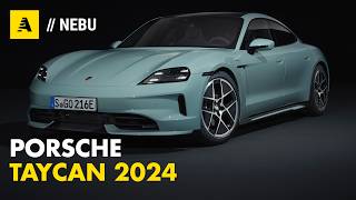 Porsche Taycan 2024  Più prestazioni autonomia e carica a 320kW [upl. by Odlanor]