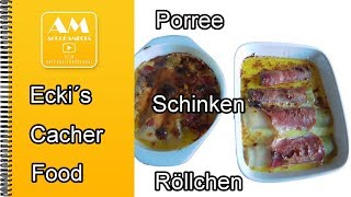 Einfaches leckeres und schnelles Porree Schinken Röllchen Rezept [upl. by Mozart]