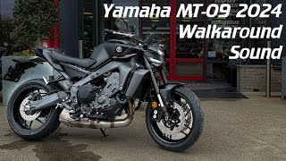 Yamaha MT 09 2024 Walkaround  Exhaust Sound [upl. by Dierolf]