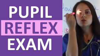 How to Check Pupil Reflexes Response  Consensual and Direct Reaction  Nursing Clinical Skills [upl. by Attehcram465]