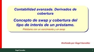 1 de 2 Qué es y como se contabiliza un Swap Introducción Derivado de cobertura [upl. by Hsemin734]