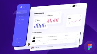 How to Design a Modern Dashboard UI in Figma  Full Course [upl. by Jc519]